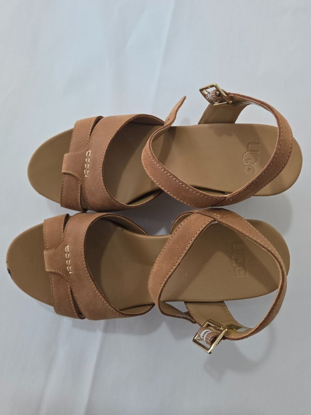 UGG Cloverdale Espadrille Wedge Sandal Size 6